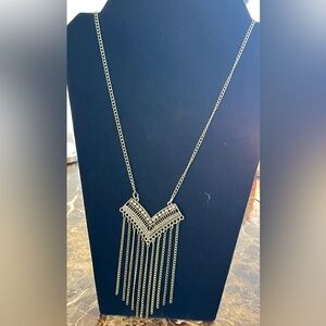 Bronze Women’s Fashionable Tassel Necklace